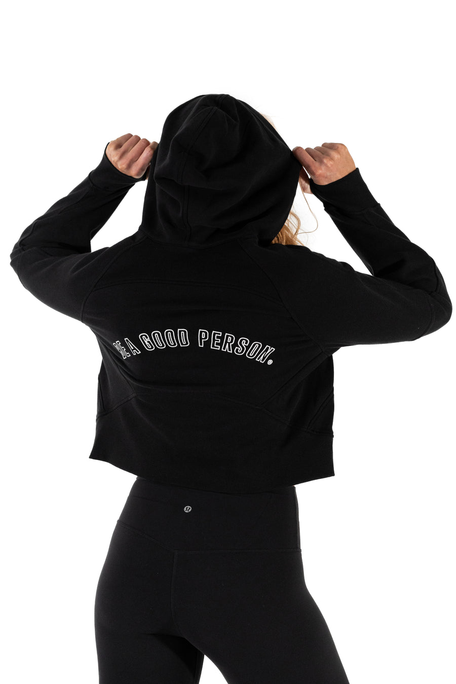 Scuba Oversized Half-Zip Hoodie - Black - lululemon // BE A GOOD PERSON