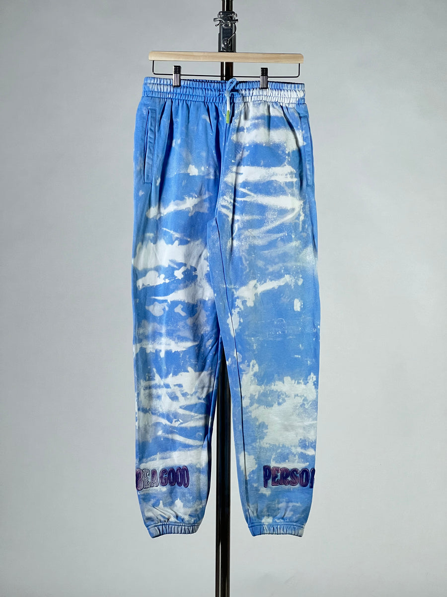 Bleach Dye Sweatpants - L #143