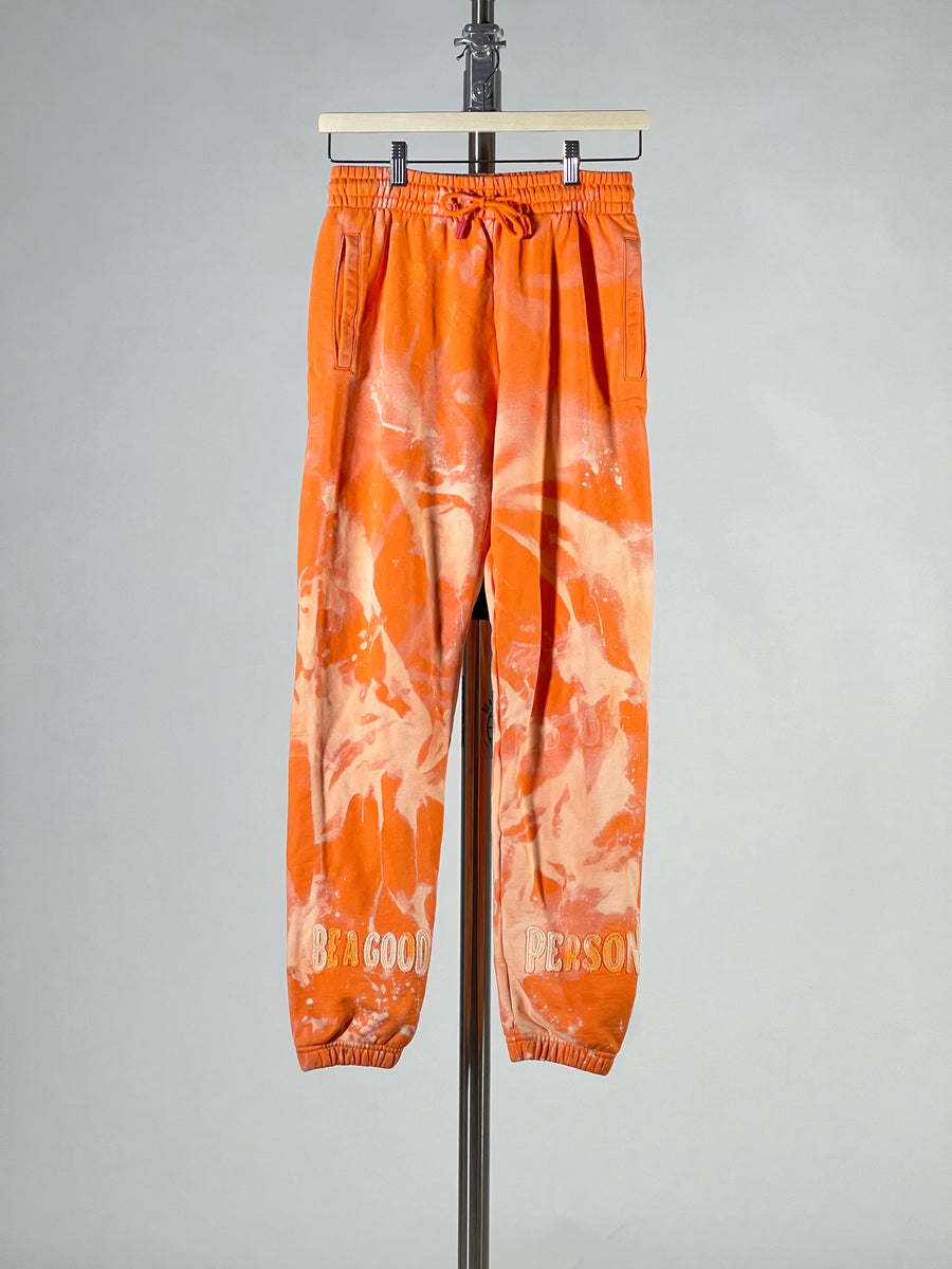 Bleach Dye Sweatpants - S #167