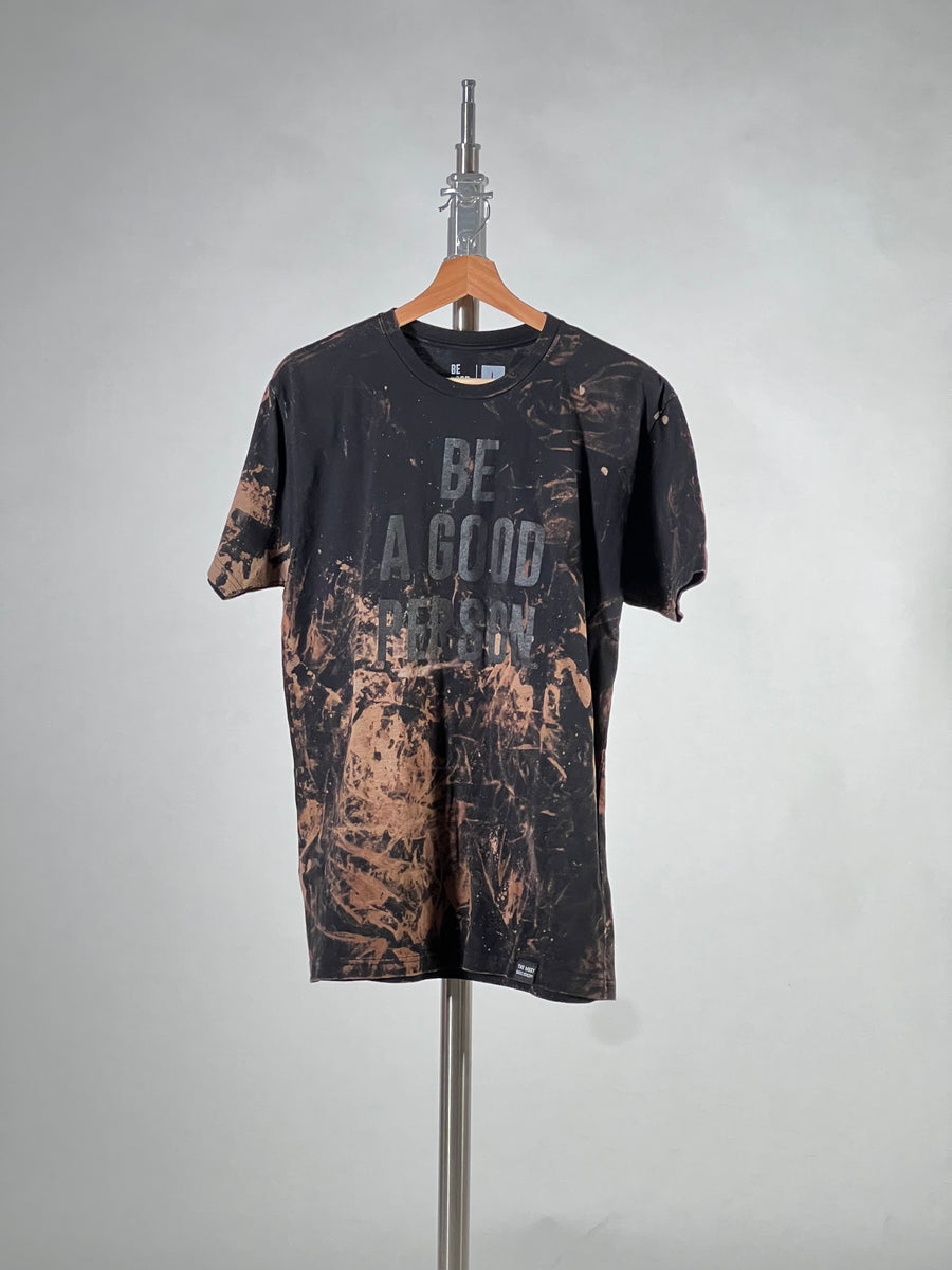 Bleach Dye T-Shirt - L #232