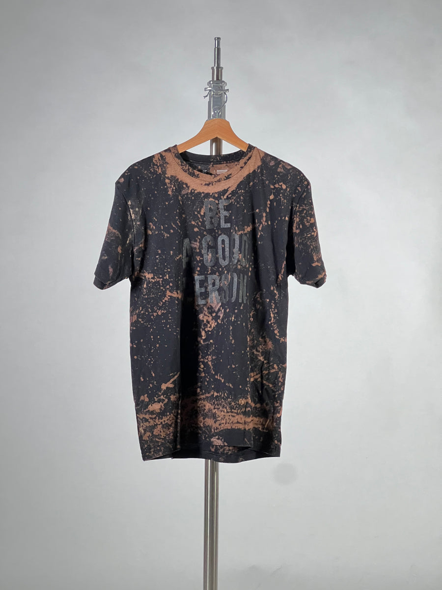 Bleach Dye T-Shirt - L #234