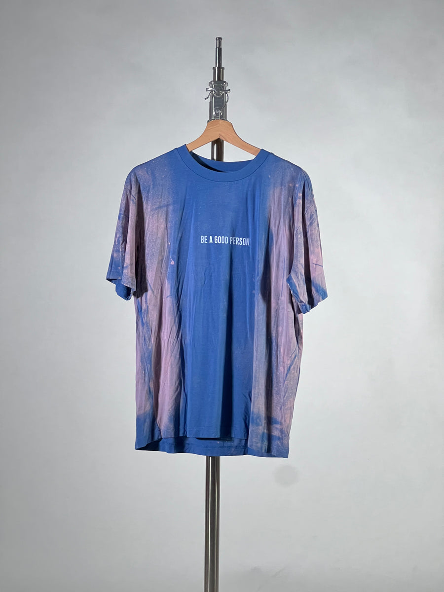 Bleach Dye T-Shirt - L #244