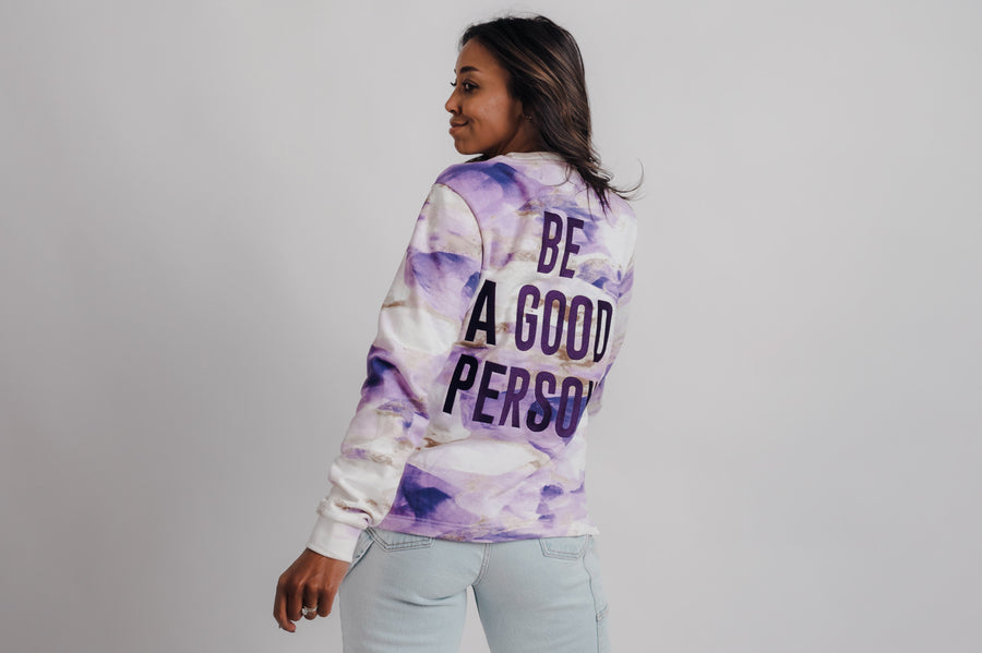 Pattern Long Sleeve - Amethyst
