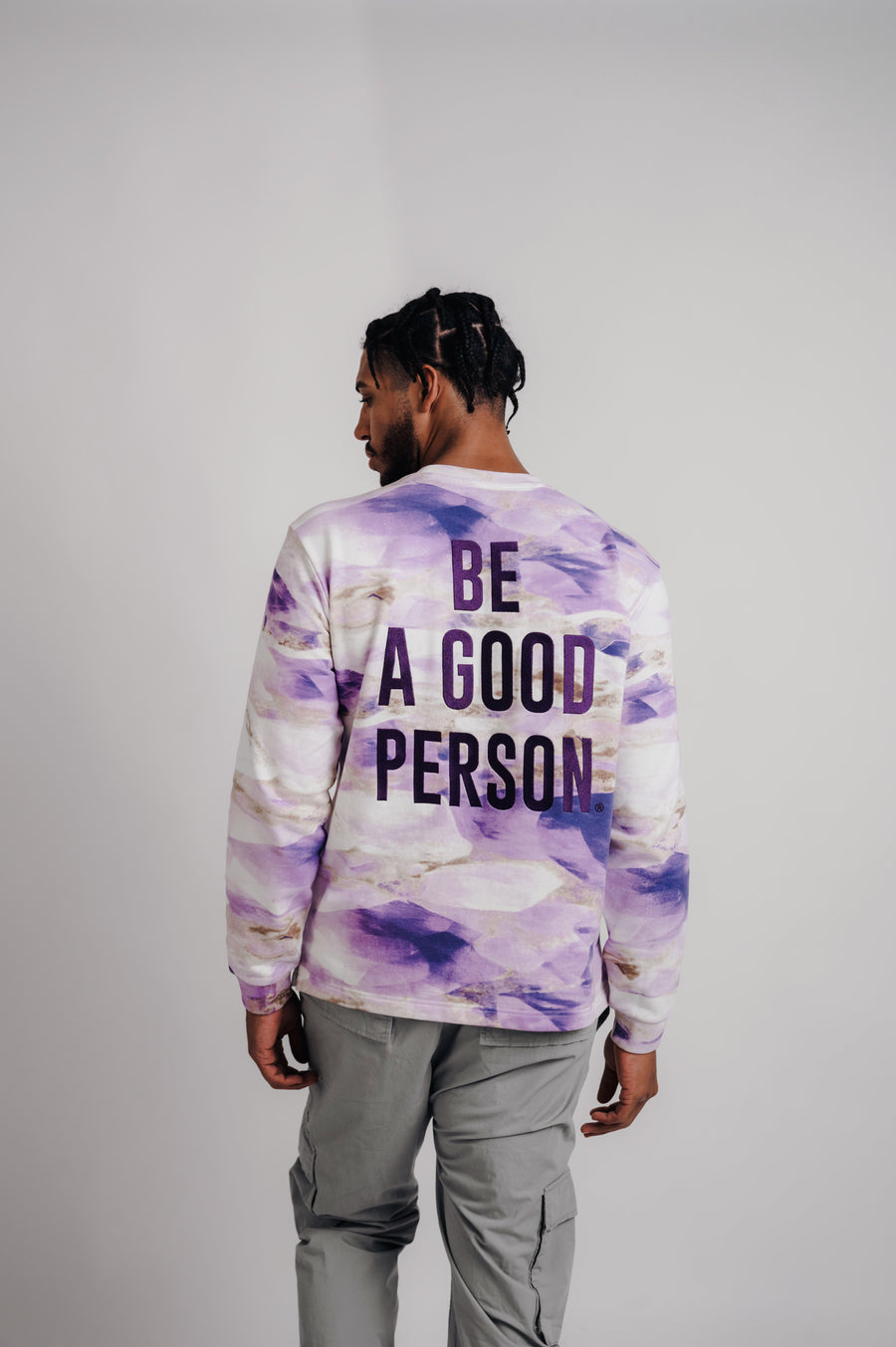 Pattern Long Sleeve - Amethyst