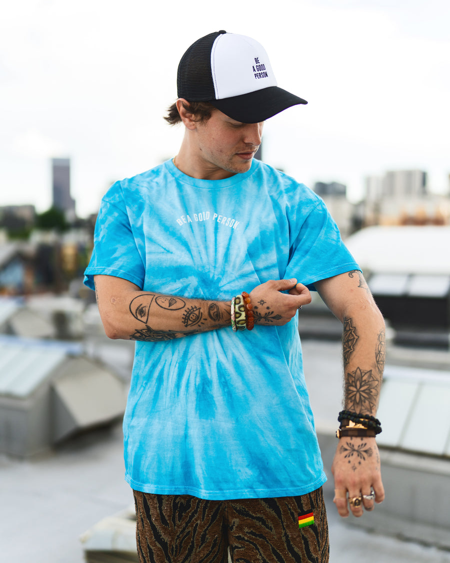 Bridged Tie-Dye T-Shirt - Teal