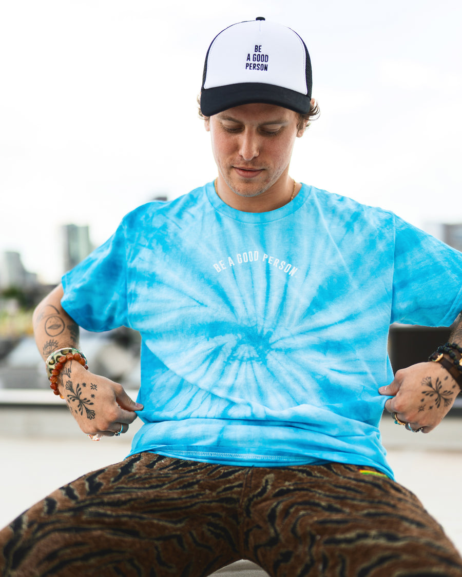 Bridged Tie-Dye T-Shirt - Teal