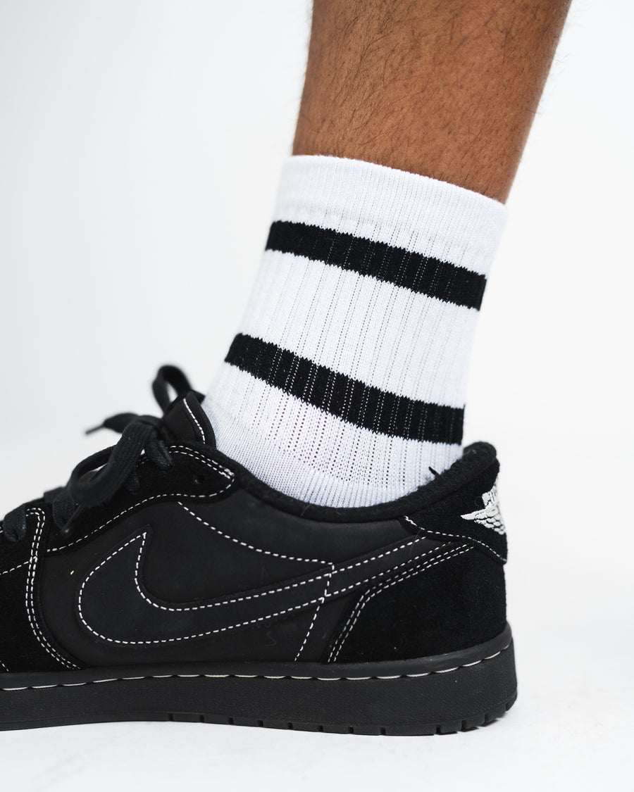 University Collection Striped Half-Crew Socks