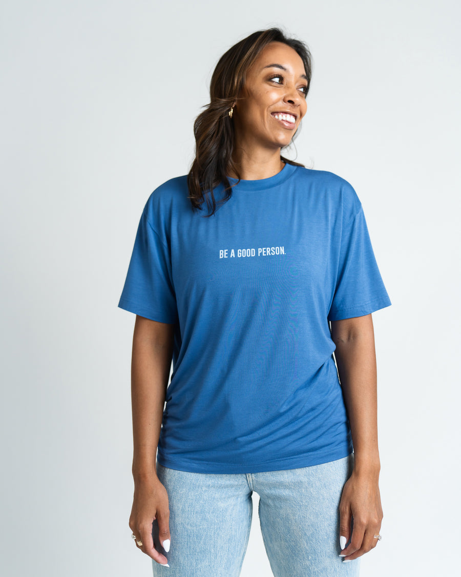 Basic Super Soft Tee - Cobalt