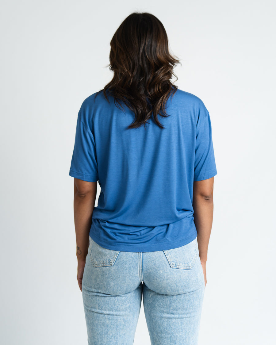 Basic Super Soft Tee - Cobalt