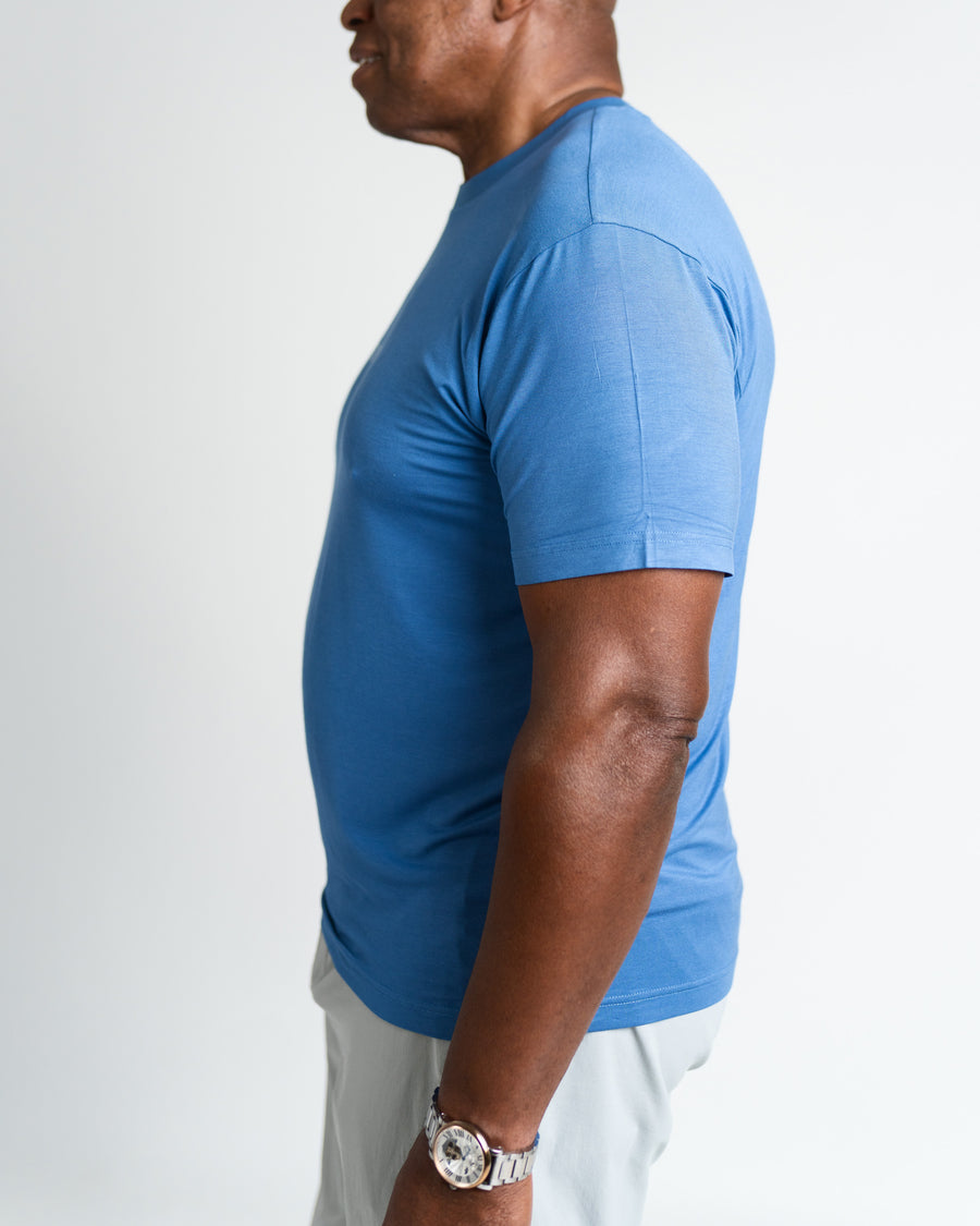 Basic Super Soft Tee - Cobalt