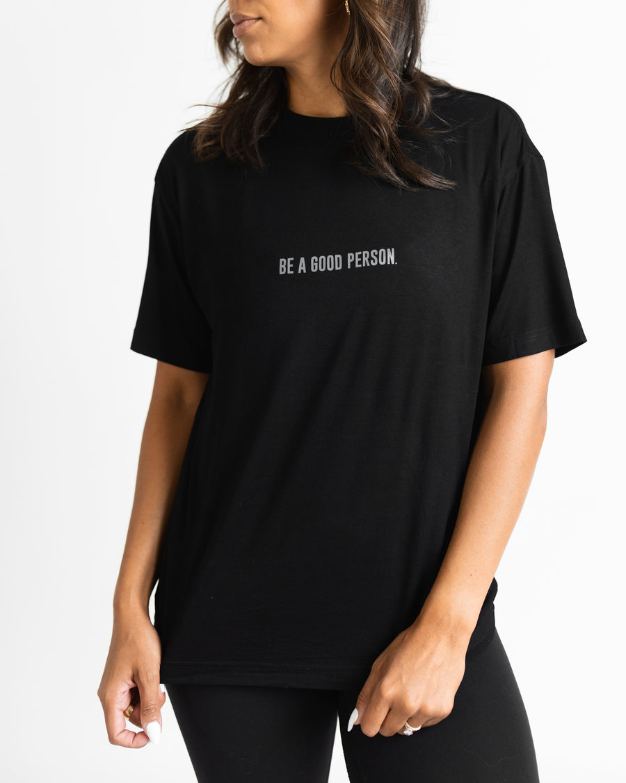 Basic Super Soft Tee - Black/Charcoal