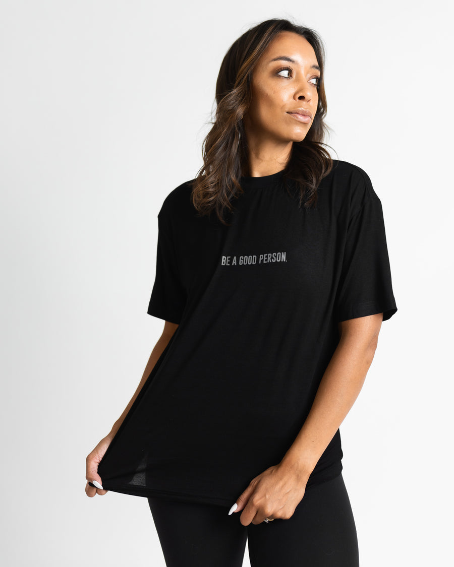 Basic Super Soft Tee - Black/Charcoal