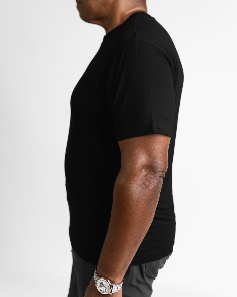 Basic Super Soft Tee - Black/Charcoal