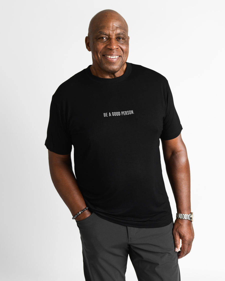 Basic Super Soft Tee - Black/Charcoal
