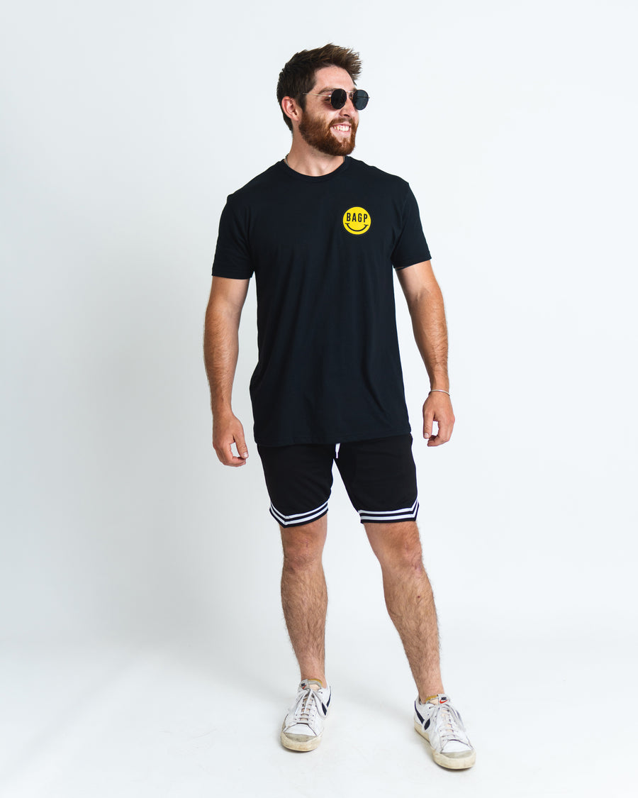 Mini Don’t Worry Logo T-Shirt - Black