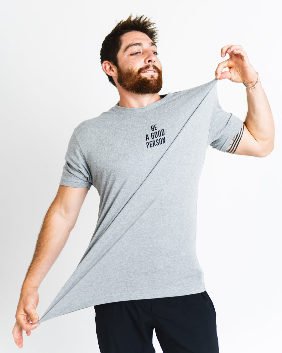 Mini Signature Logo T-Shirt - Heather Grey