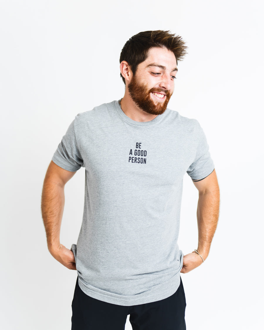 Mini Signature Logo T-Shirt - Heather Grey