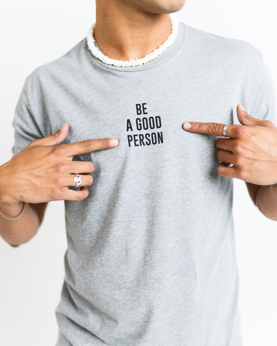 Mini Signature Logo T-Shirt - Heather Grey