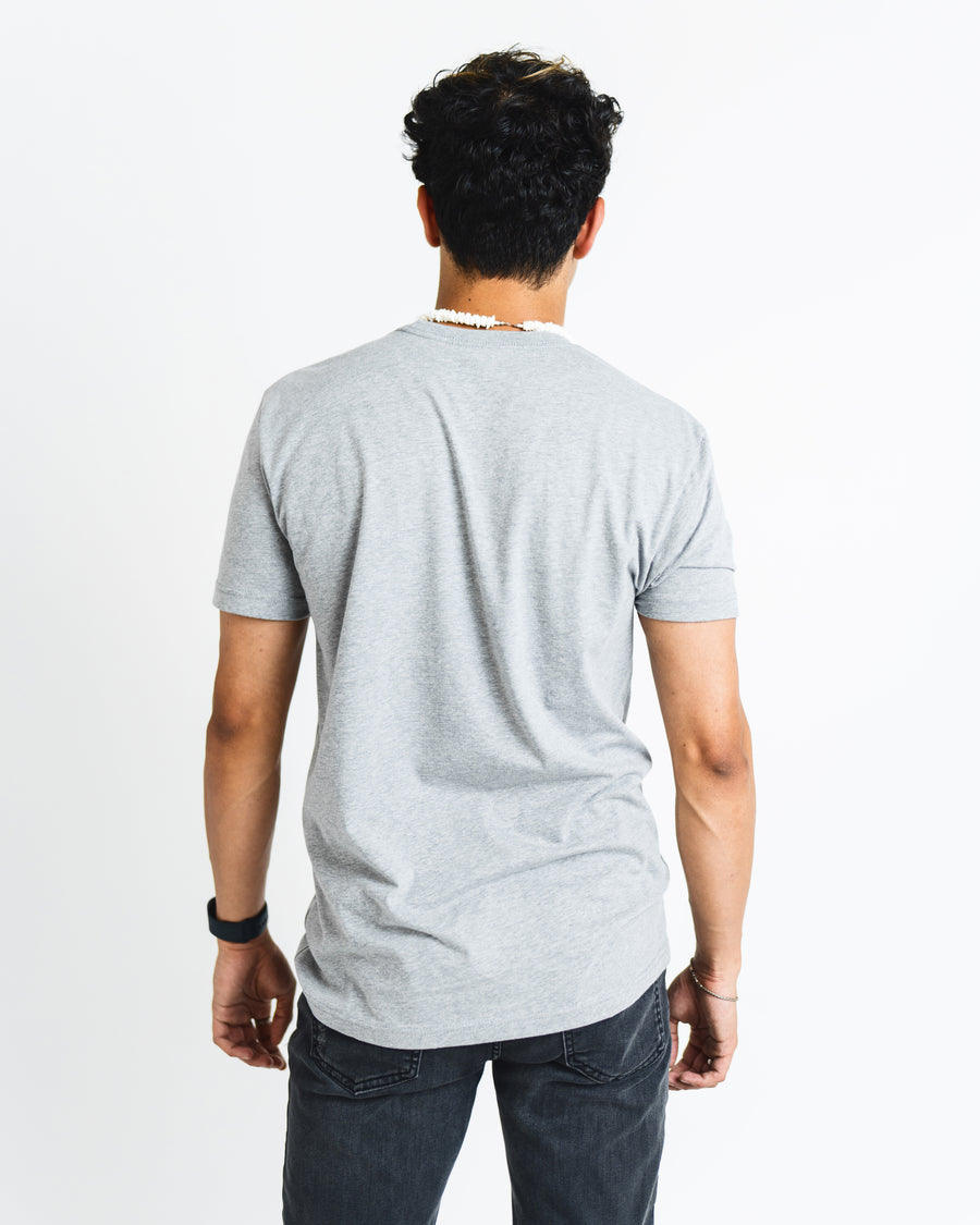 Mini Signature Logo T-Shirt - Heather Grey