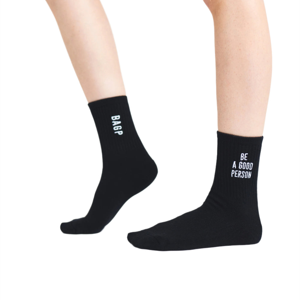
                      
                        Half Crew Socks - Black
                      
                    