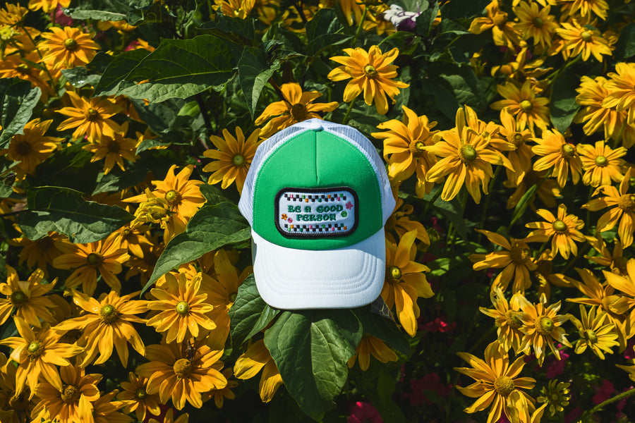 Good Gardens Trucker Hat - Spearmint Green