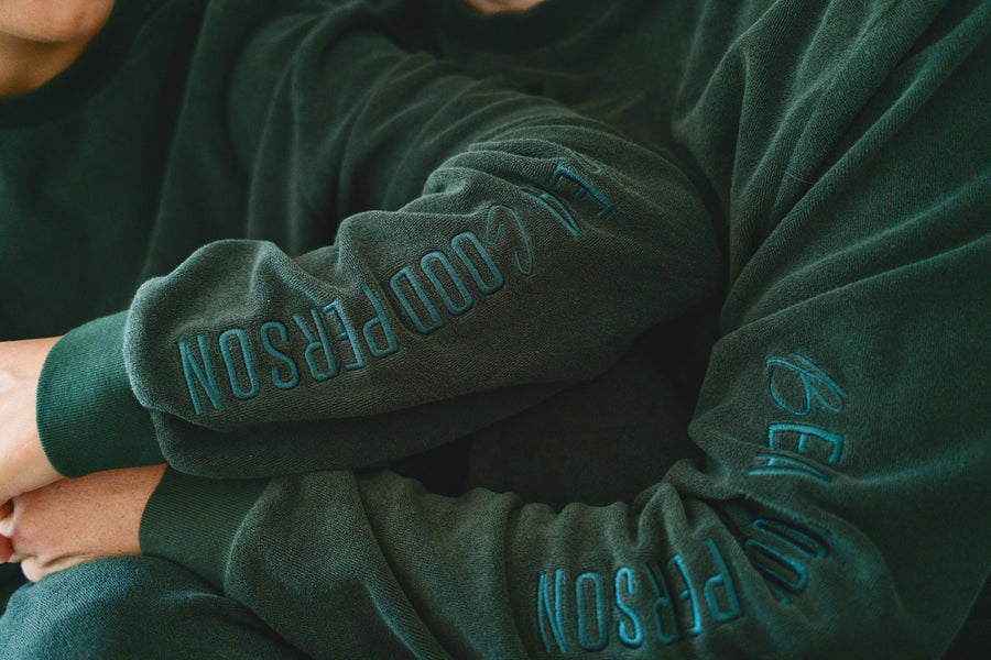 B & G x BAGP Crewneck - Emerald