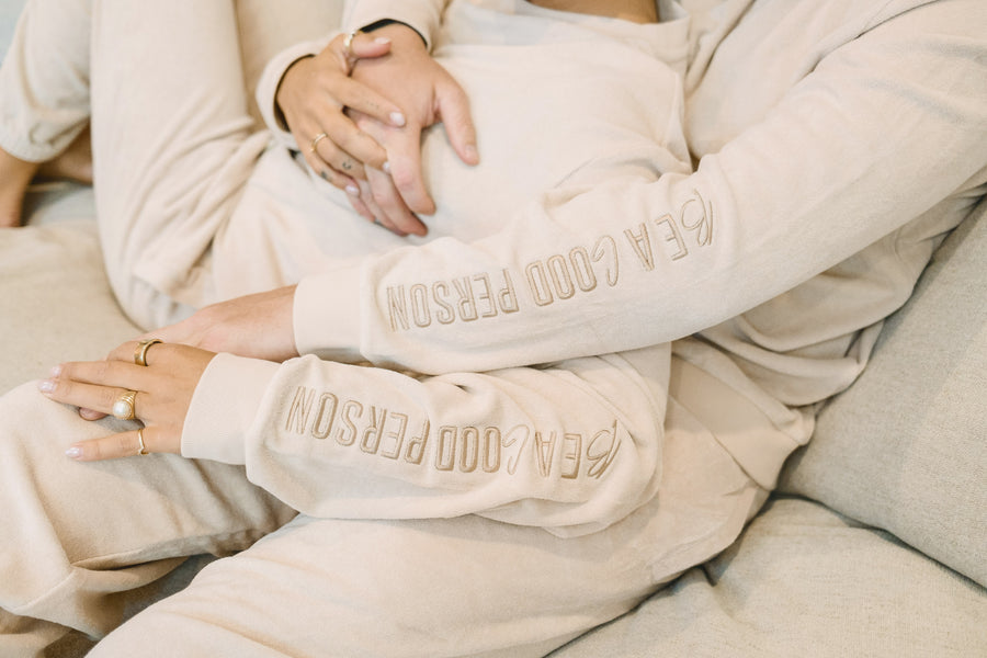 B & G x BAGP Crewneck - Sand