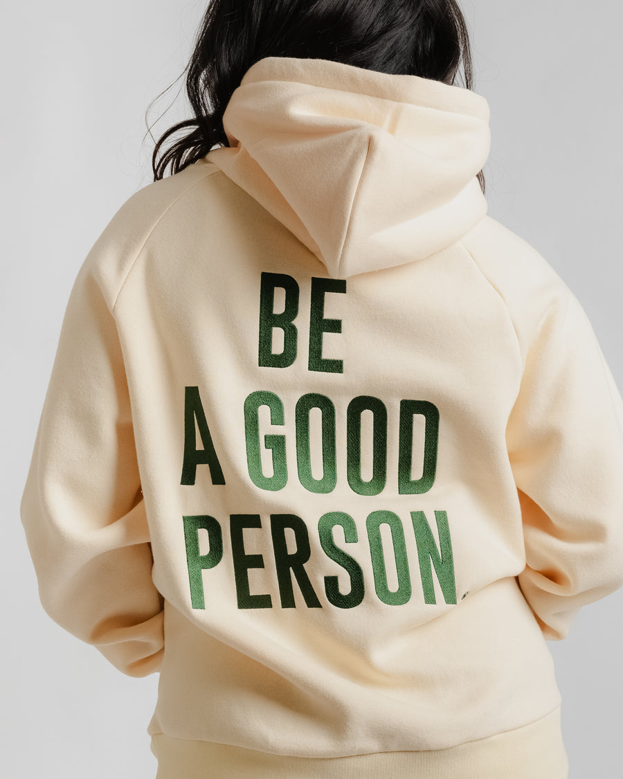 Parallel Box Hoodie 2.0 Butter Be A Good Person