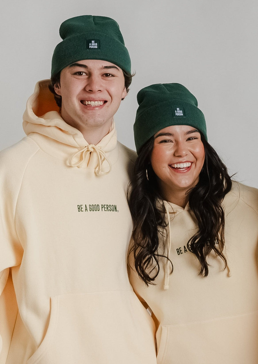 Signature Patch Beanie - Pine Green