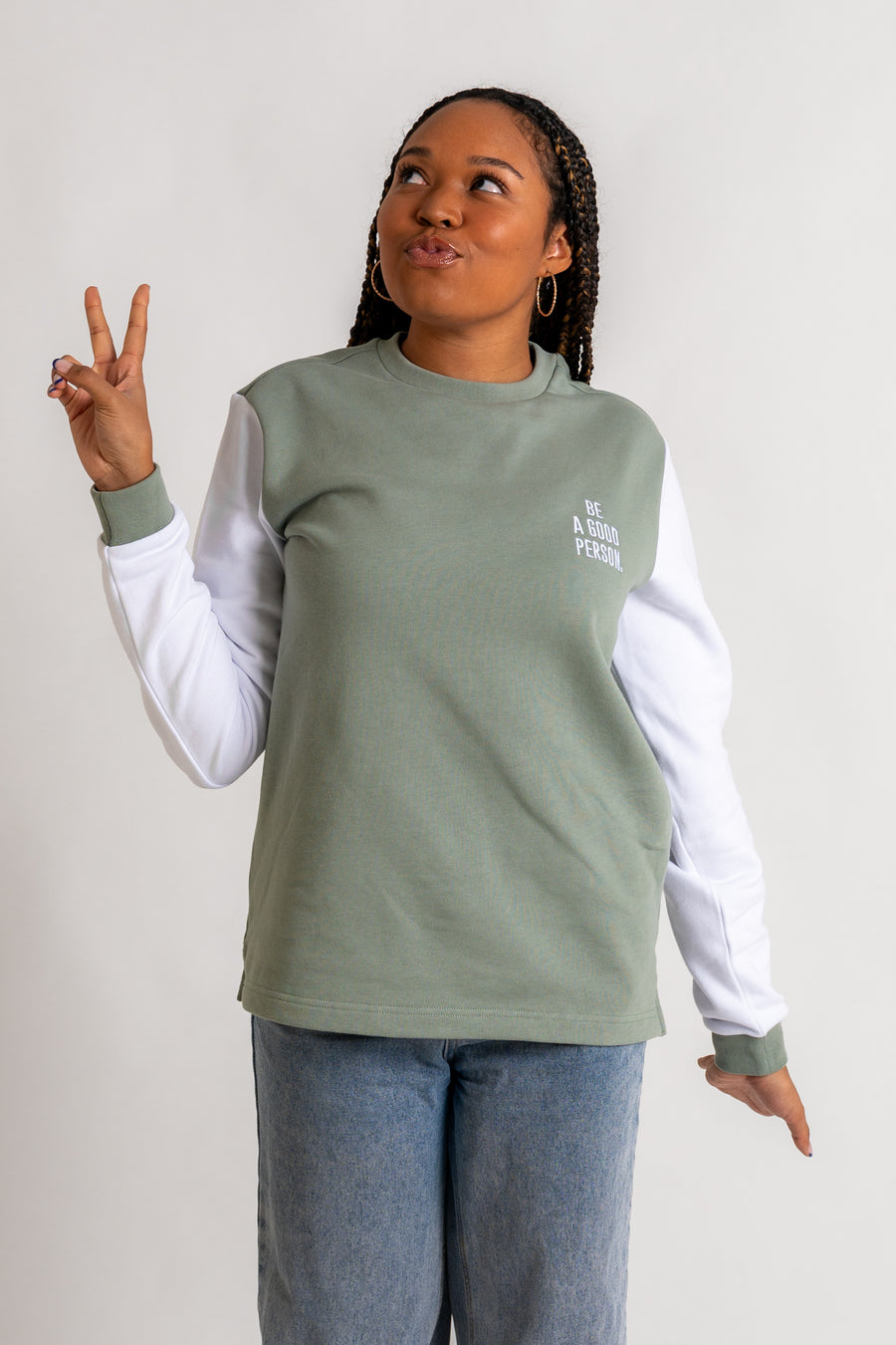 French Terry Long Sleeve - Seafoam