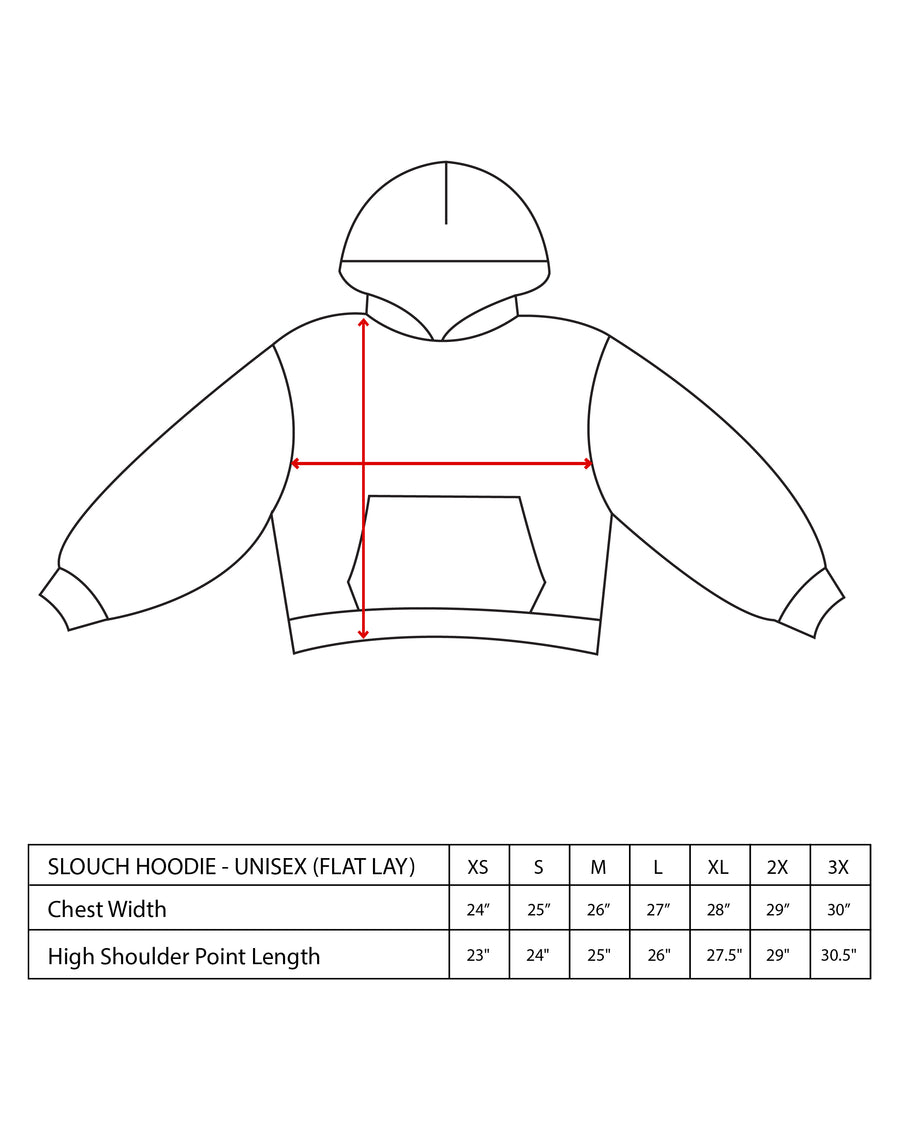 Pinched Hoodie - Slouch-Fit - Morning Blue
