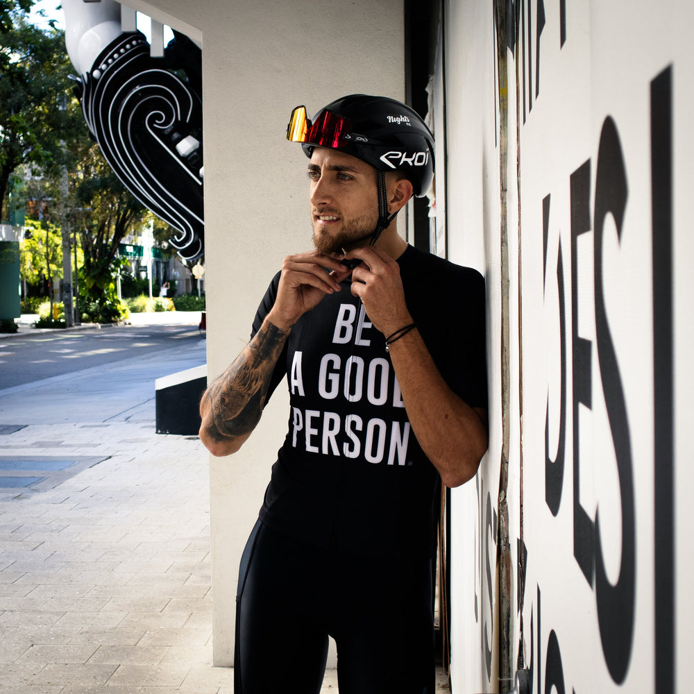 
                      
                        Be A Good Person Men's Cargo Bib
                      
                    