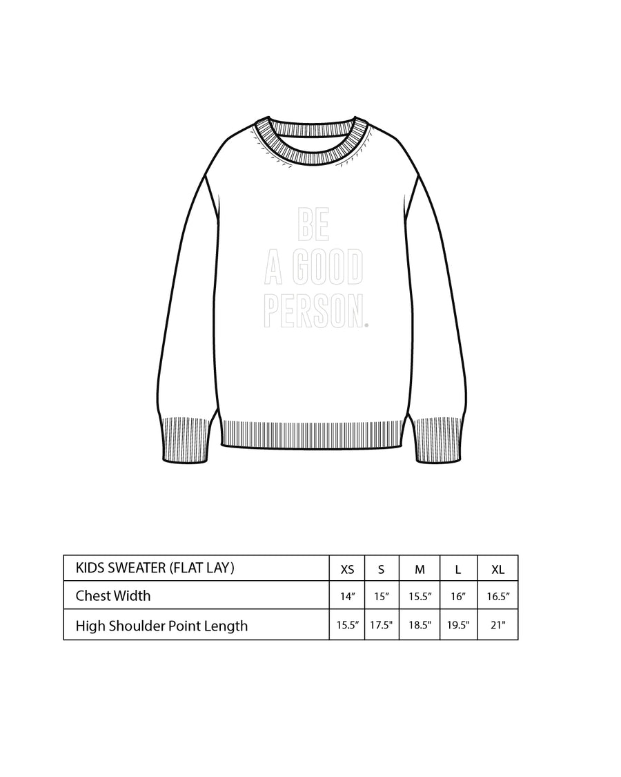 Kids Signature Knit Sweater - Coal