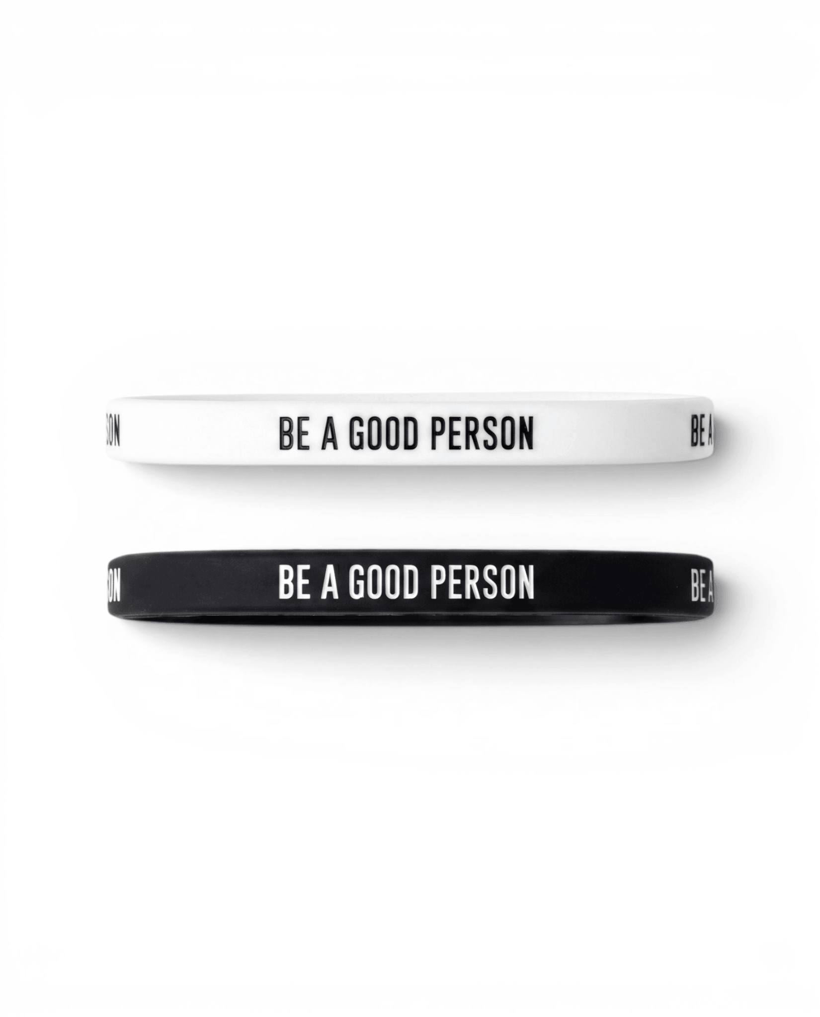 Signature Silicone Wristband - Thin – Be A Good Person