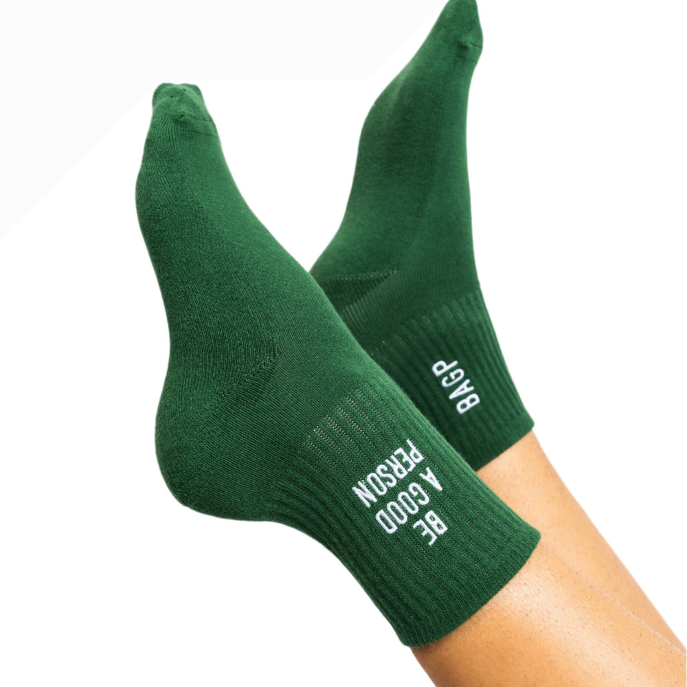 
                      
                        Half Crew Socks - Forest Green
                      
                    