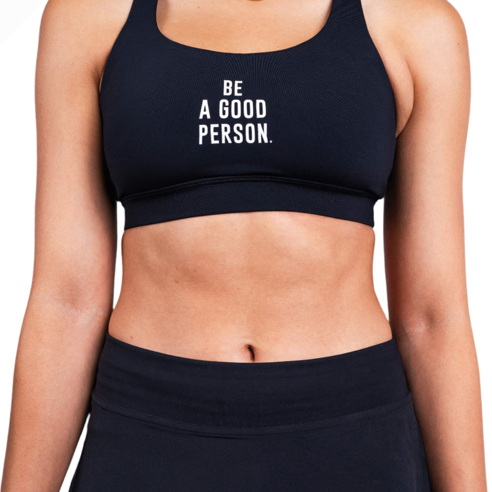 
                      
                        Energy Bra Medium Support - Black - lululemon // BE A GOOD PERSON *Pre-Order*
                      
                    