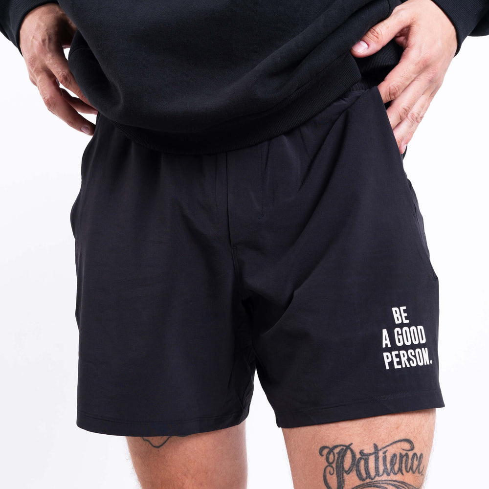 
                      
                        Pace Breaker Lined Short 7" - Black - lululemon // BE A GOOD PERSON *Pre-Order*
                      
                    