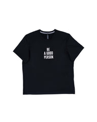 Men's Soft Jersey Short-Sleeve Shirt - Black - lululemon // BE A GOOD PERSON *Pre-Order*