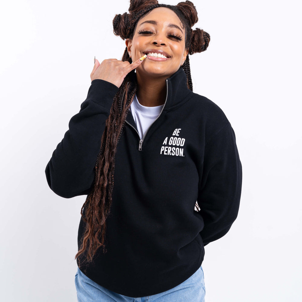 
                      
                        Signature 1/4 Zip - Black
                      
                    