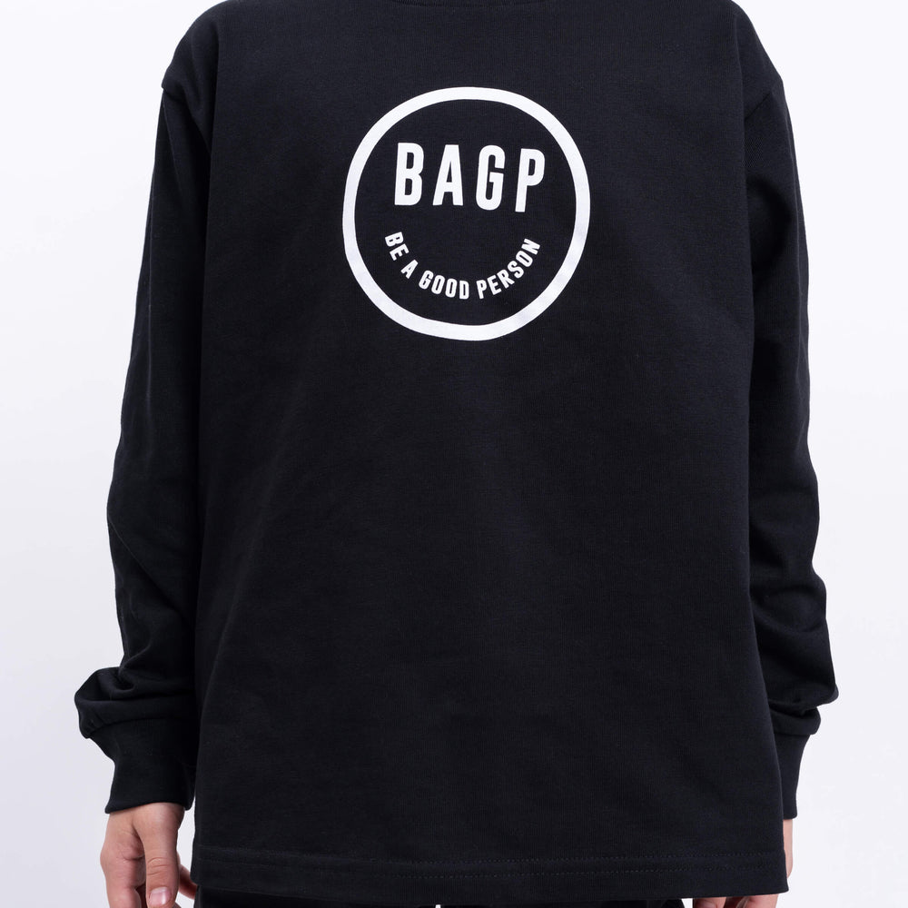 
                      
                        Kids Smiley Long Sleeve - Black
                      
                    