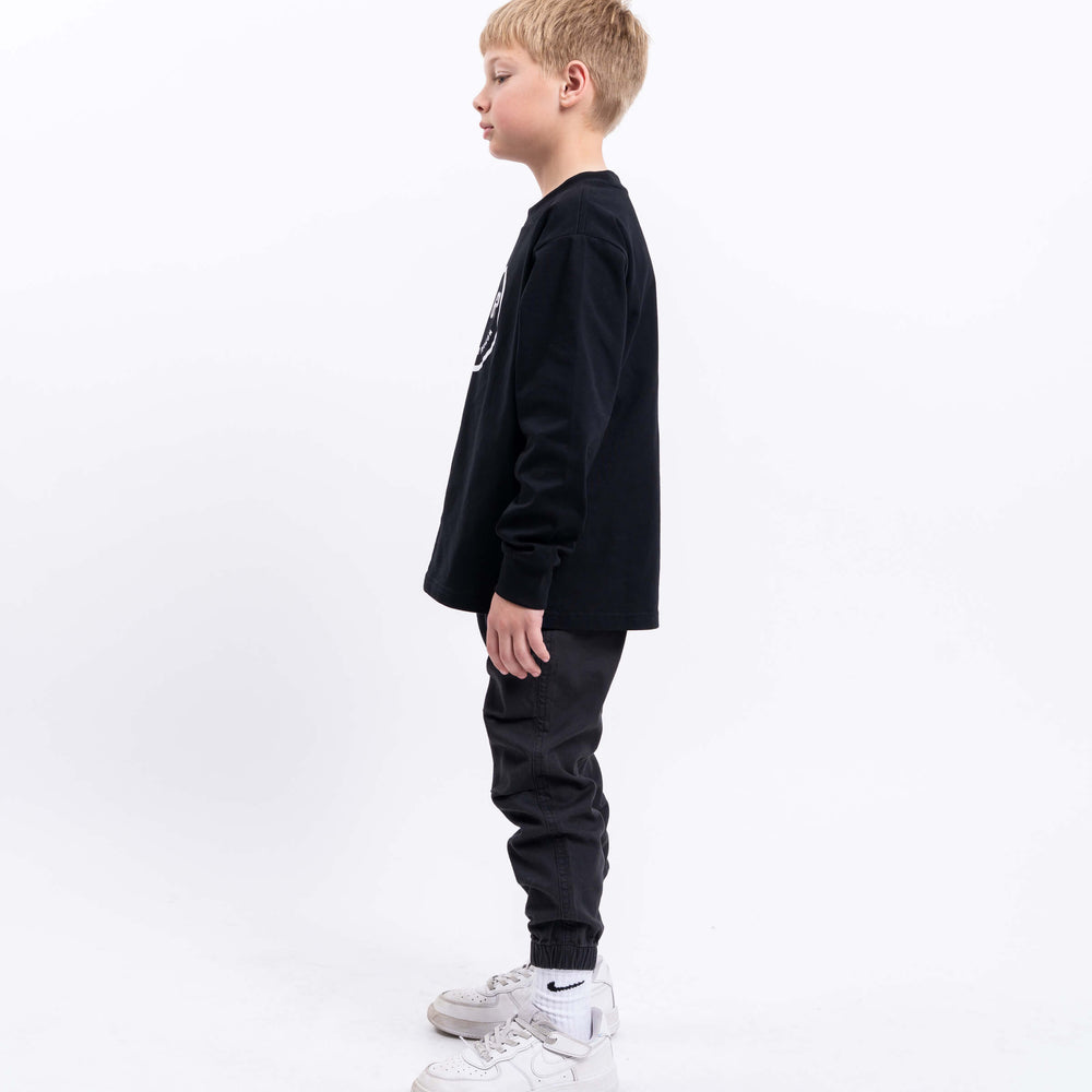 
                      
                        Kids Smiley Long Sleeve - Black
                      
                    