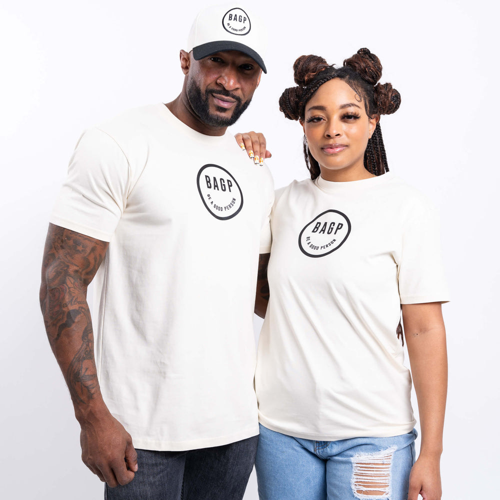 
                      
                        Smiley T-Shirt - Cream/Black
                      
                    
