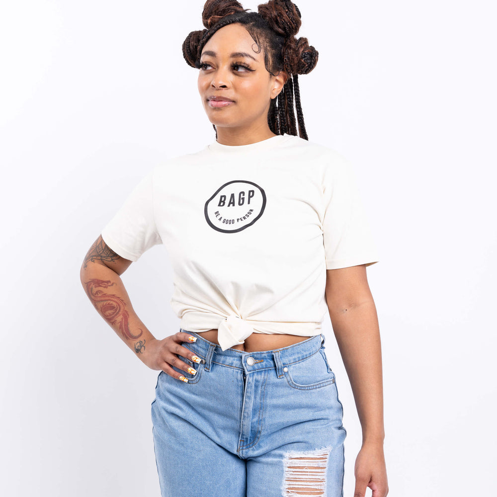
                      
                        Smiley T-Shirt - Cream/Black
                      
                    