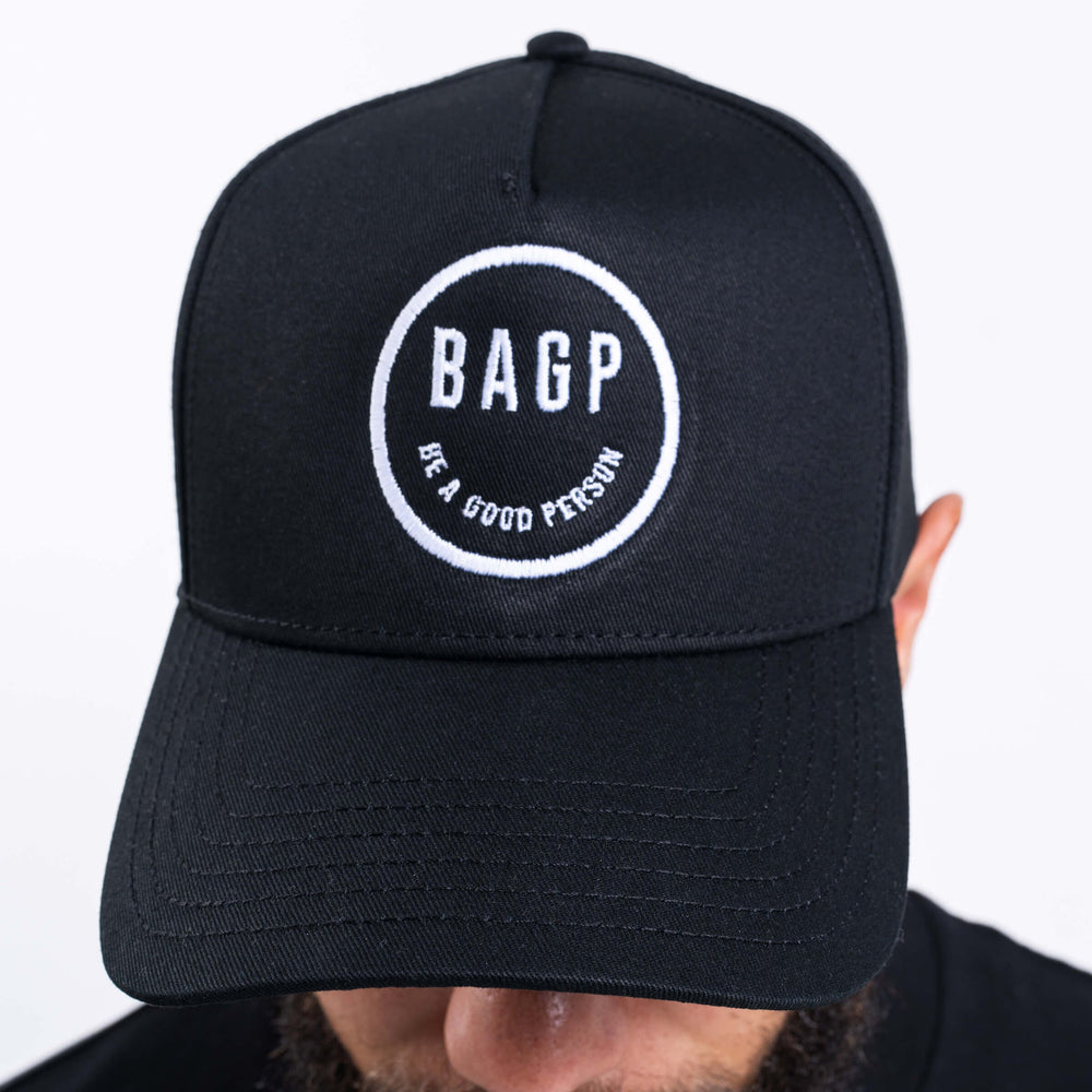 
                      
                        Smiley 5 Panel Hat - Black
                      
                    