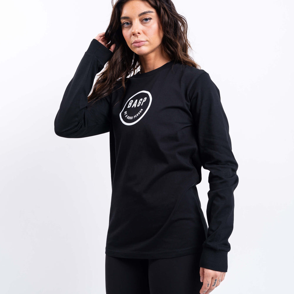 
                      
                        Smiley Long Sleeve - Black
                      
                    