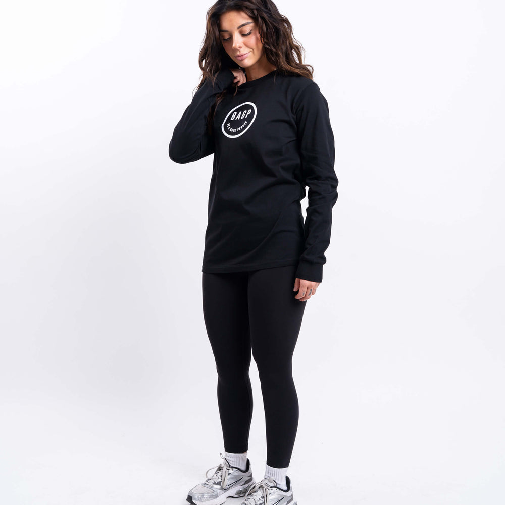 
                      
                        Smiley Long Sleeve - Black
                      
                    