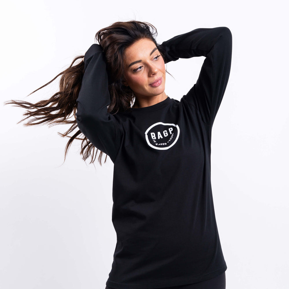 
                      
                        Smiley Long Sleeve - Black
                      
                    