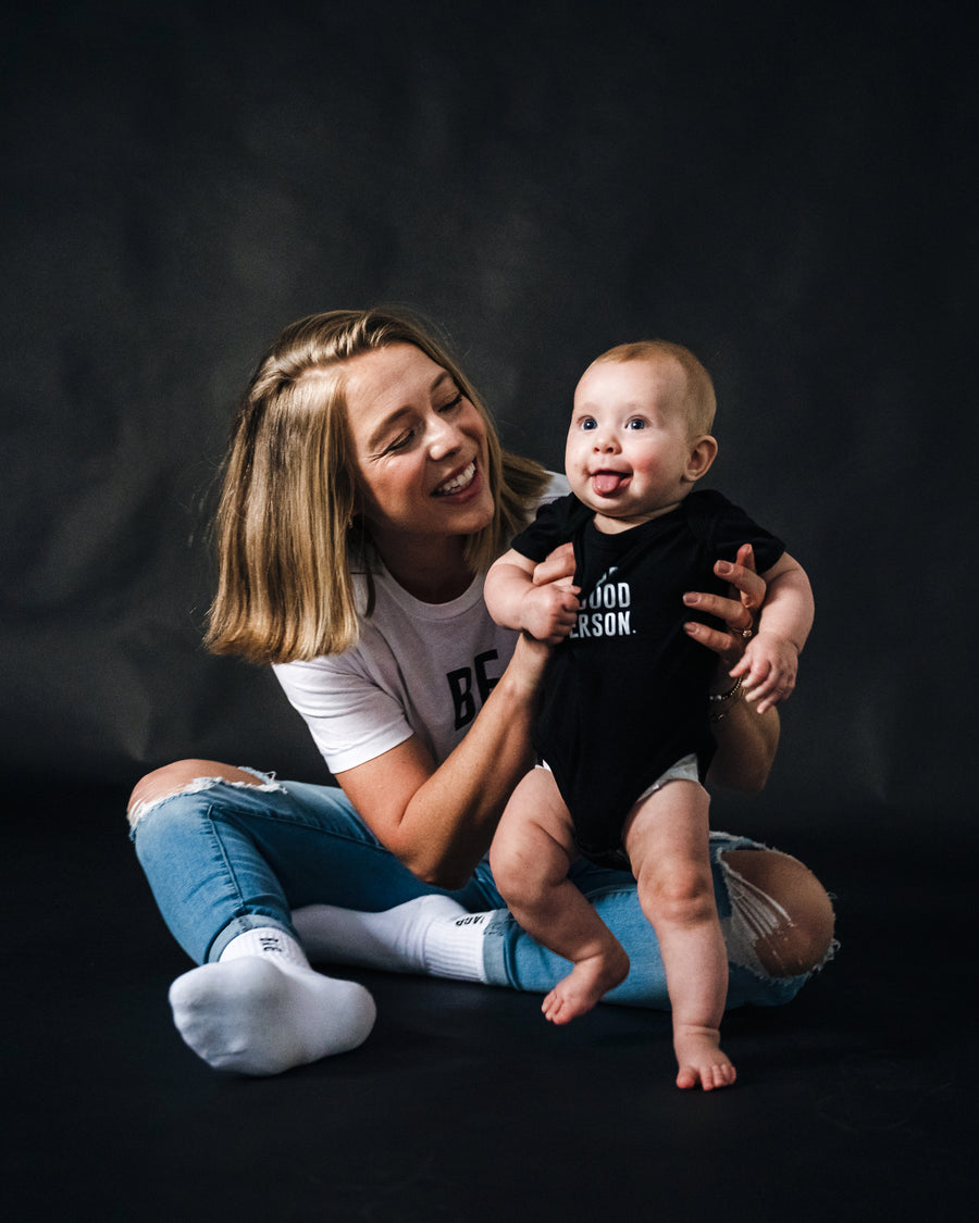 Signature Baby Onesie - Black