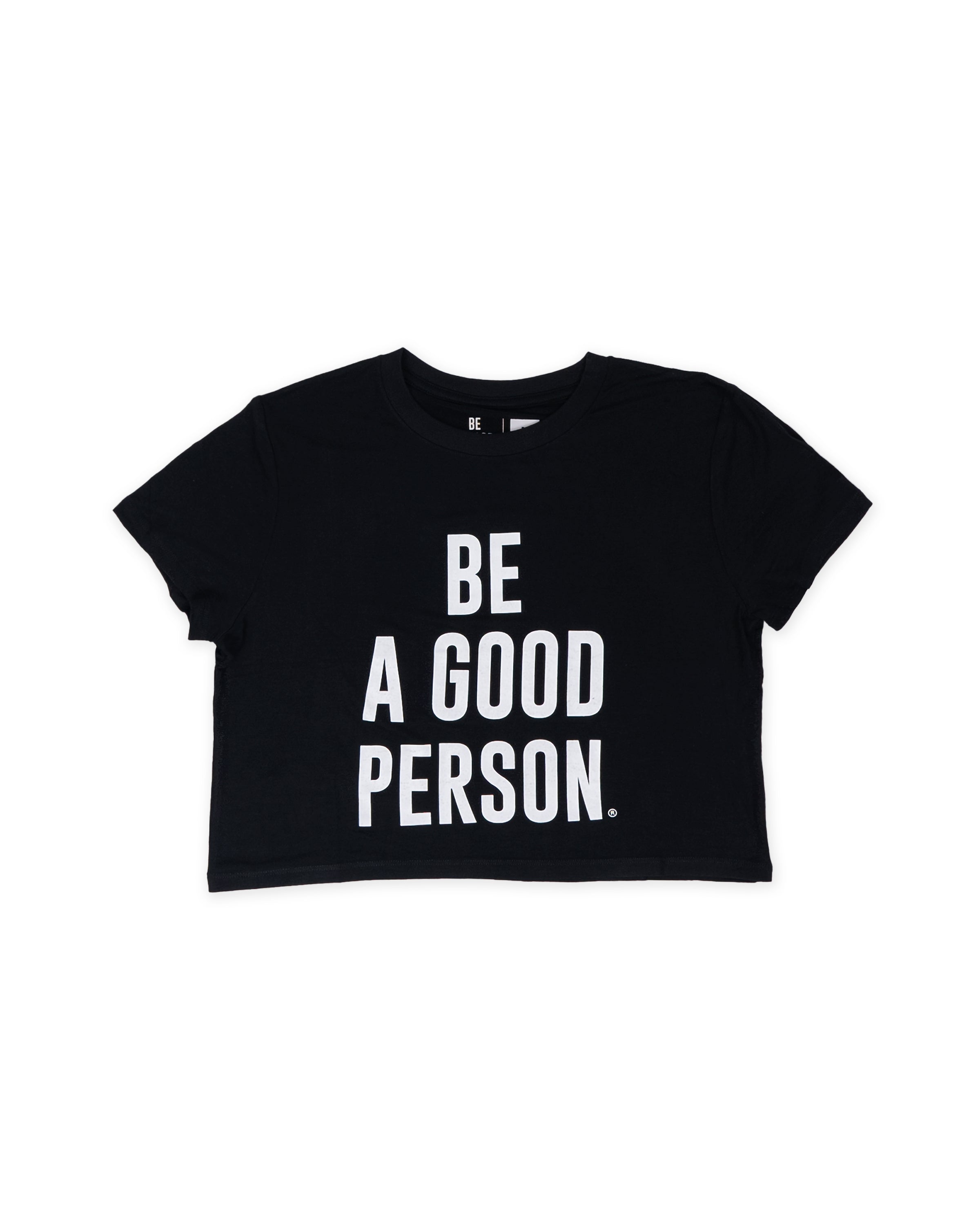 CROPPED SHRITS - graph plaid - サイズ０ Black Signature Crop - Women's | Be a good person – Be A