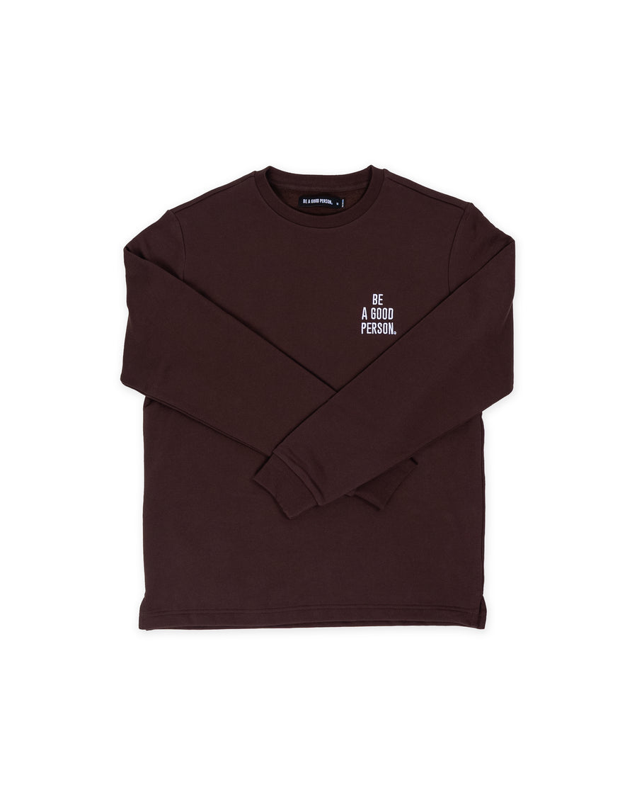 French Terry Long Sleeve - Chocolate